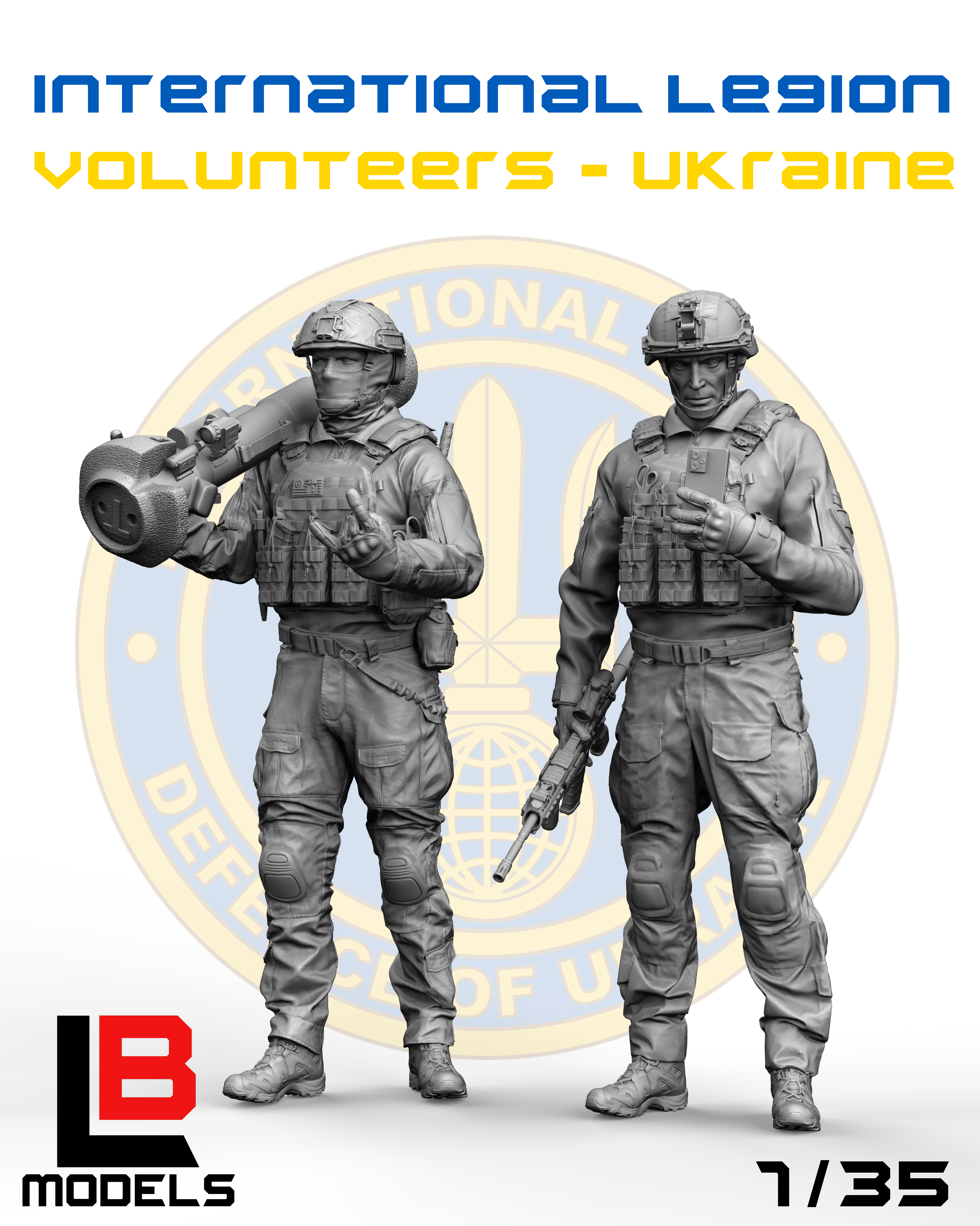 Soldados ucranianos 1/35 LB Models